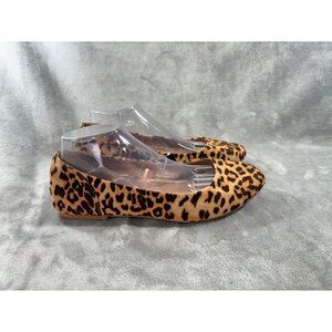 Torrid shoes women's 10W leopard print almost toe flats